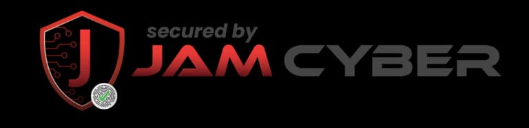 Secured by Jam Cyber accreditation badge
